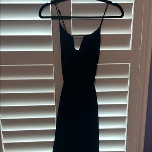 Forever 21 Black Backless Dress